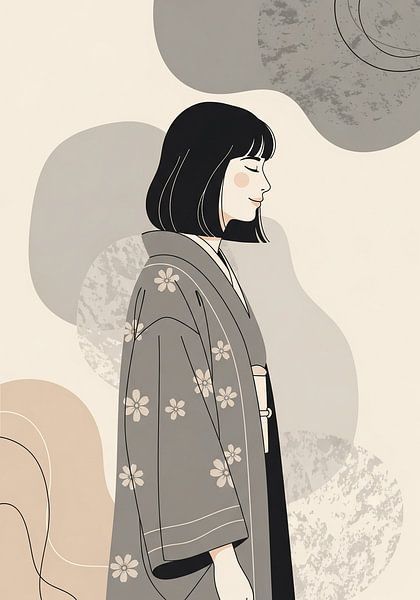 Japandi Kimono Muse by Media Jeka