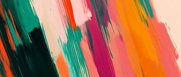 Kleurrijk abstract schilderij акцент