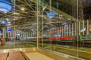 Wachten op een trein - station Tilburg