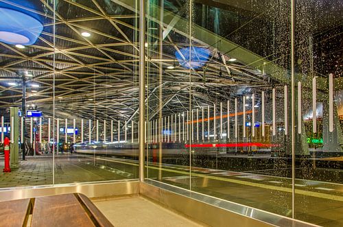 Wachten op een trein - station Tilburg