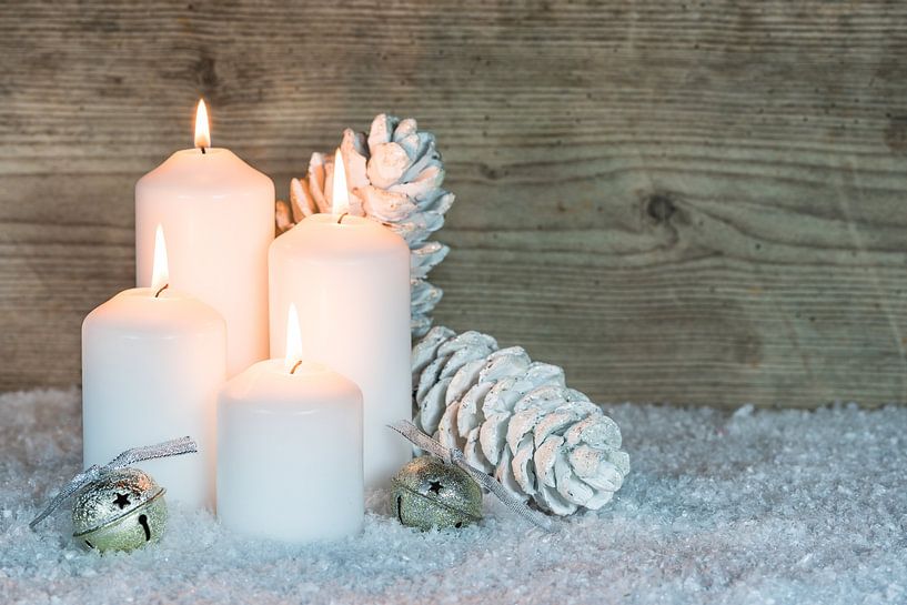 Advent and Christmas season candle flames by Alex Winter