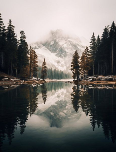 Herbst in den Bergen von fernlichtsicht