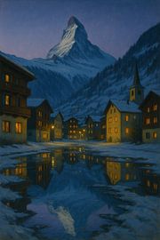 Abendreflexionen in Zermatt von Travel Shop
