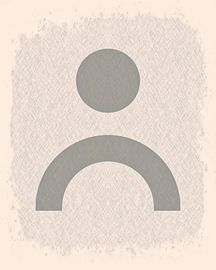 Arc-en-ciel au-dessus de l'Afrique Gris Beige sur Mad Dog Art