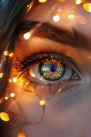 Twinkelende lichtjes en glinsterende ogen van Poster Art Shop