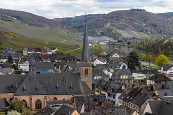 Wine village Graach on the Moselle