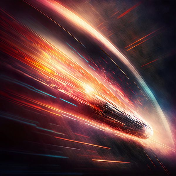 The lightspeed, breaking the barrier by Hive Arts Studio