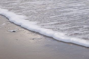 Schuimende golven  / Noordzee