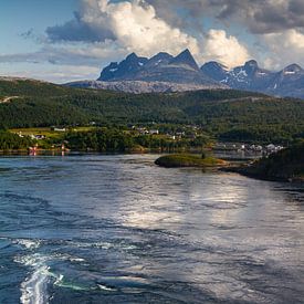 Saltstraumen in Noorwegen van Hamperium Photography
