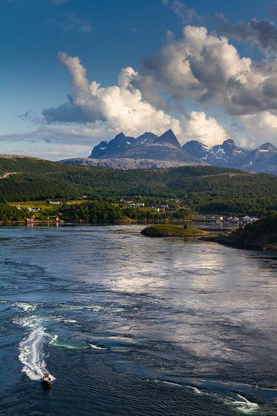Saltstraumen in Noorwegen van Hamperium Photography