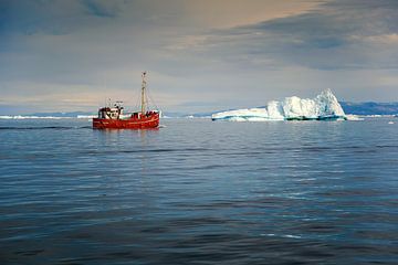 Among Greenland's icebergs