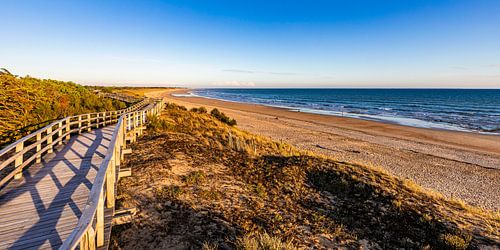 Le Bois Beach on the Isle of Ré in France by Werner Dieterich