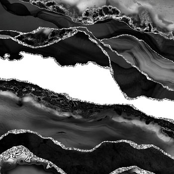 Noir &amp ; Argent Agate Texture 06