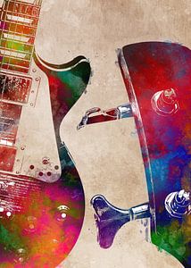 Gitaar 8 muziekkunst #gitaar #muziek van JBJart Justyna Jaszke