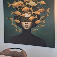 Klantfoto: Relax mode on van Mirjam Duizendstra, op canvas