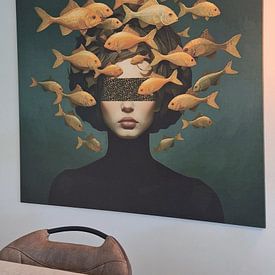 Klantfoto: Relax mode on van Mirjam Duizendstra, op canvas