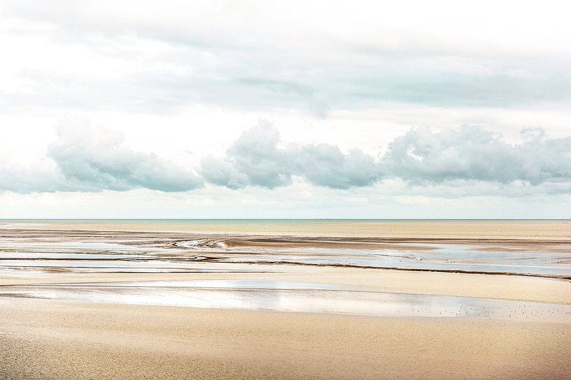 Marée basse au Mont-Saint-Michel par Hilke Maunder