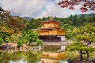 Gouden tempel Kinkaku-ji, Kyoto, Japan van Sebastian Rollé - travel, nature & landscape photography thumbnail
