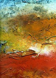 roter Fluß 12 lebendige Strukturen von Claudia Gründler