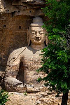 Les bouddhas des grottes de Yungang en Chine sur Roland Brack