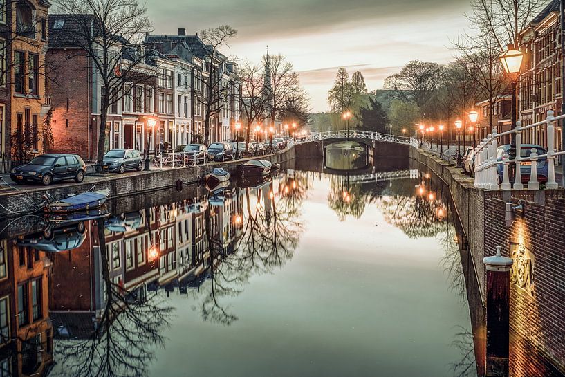 Rapenburg in Leiden van Dirk van Egmond