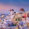 Les moulins à vent de l'île de Santorin en Grèce sur Voss Fine Art Fotografie