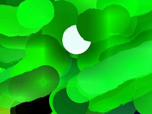 Moon Sun green sur Judith Robben