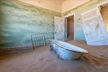 la baignoire la plus célèbre de Namibie sur Aline van Weert