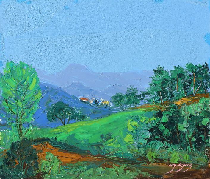 Colline verte par Jukyong Park