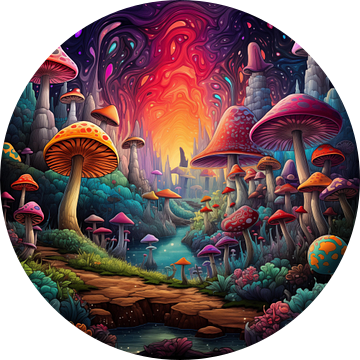 Lsd paddenstoelen van TheXclusive Art