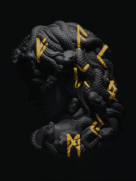 Schwarze Medusa von Sascha Hahn