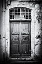 Crète | Porte grecque en noir et blanc | Photographie de voyage par Diana van Neck Photography Aperçu