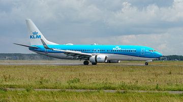 Avion de ligne KLM Boeing 737-800.