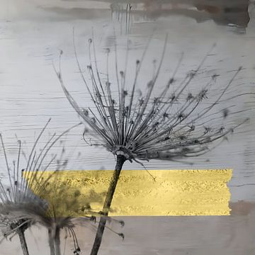Collage Art painting : Griffe d'ours Hygge sur Studio Pieternel