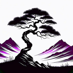 Baum Japandi Stil .