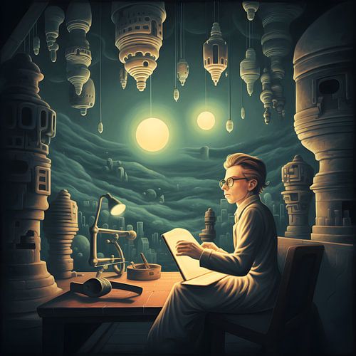 De futuristische geleerde