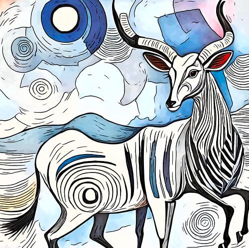 On safari in Africa, motif 8