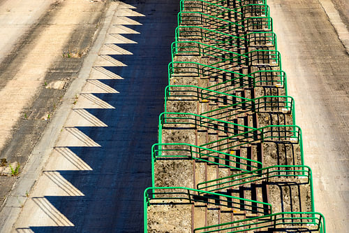 Abstrakte Schatten und Treppen von Maerten Prins