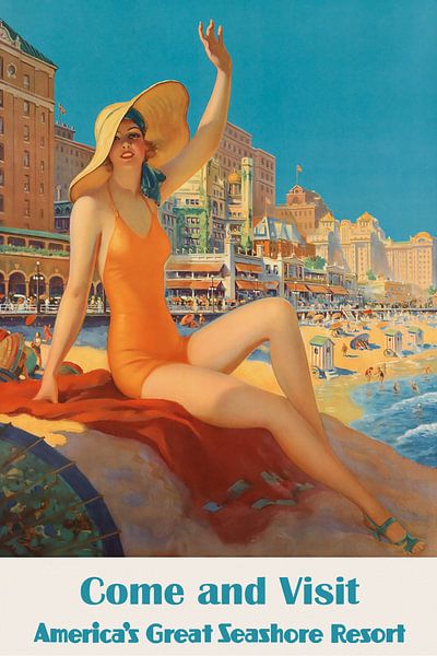 Amerikas großes Seebad von Walljar