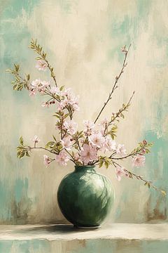 Blüten in Salbeigrün Nr. 7 von Studio BB