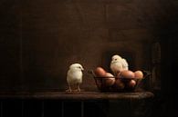 Chicks in a basket by Elles Rijsdijk thumbnail