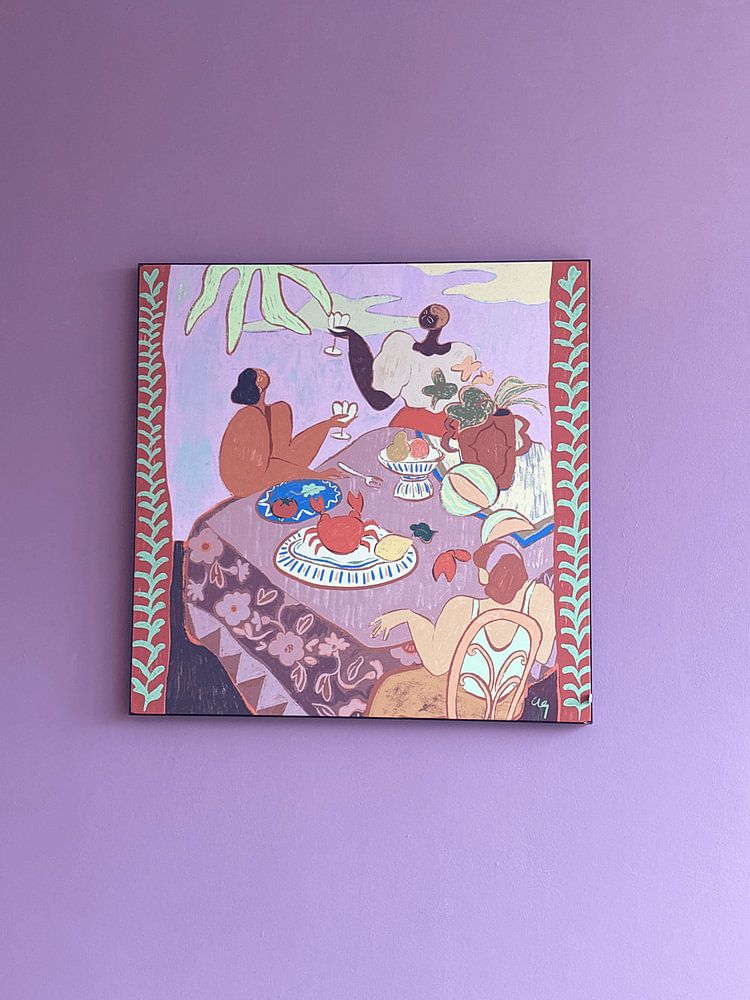 Déjeuner avec les dames par Arty Guava
