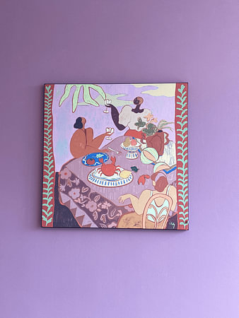 Déjeuner avec les dames