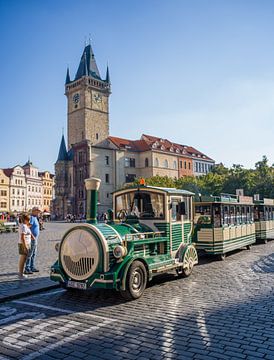 Praag - Oude Stadsplein en Oude Stadhuis van t.ART