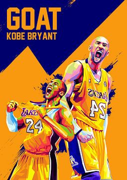 Kobe Bryant Wpap Pop Art van Wpap Malang