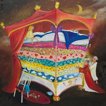 Fairy tale : Princess on the pea by Anne-Marie Somers