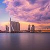 Rotterdamer Blick auf die Erasmus-Brücke von Dennisart Fotografie