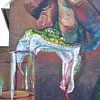 Extraction de venin sur un serpent, Street Art Telmo Miel sur My Footprints