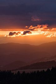 Stormy sunset | Black Forest | Germany