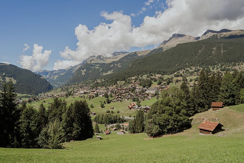 Vue de Grindelwald par Anneke Vat